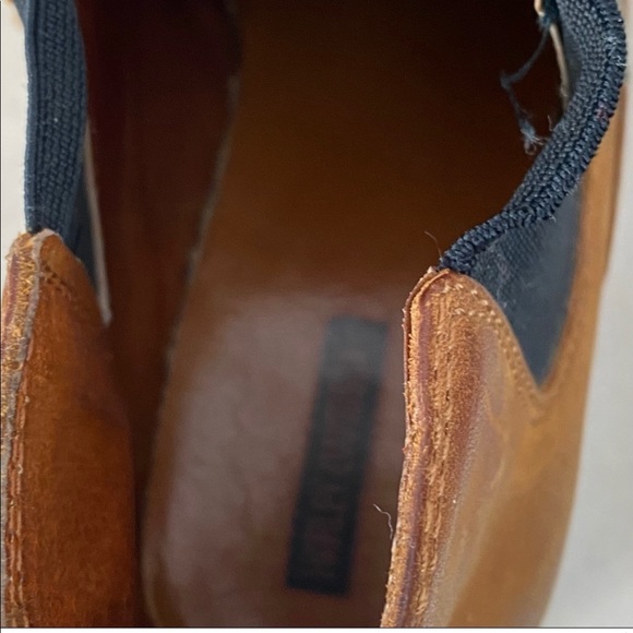 Y2K Harley Davidson Tan Lug Sole Booties 38 - Picture 8 of 9